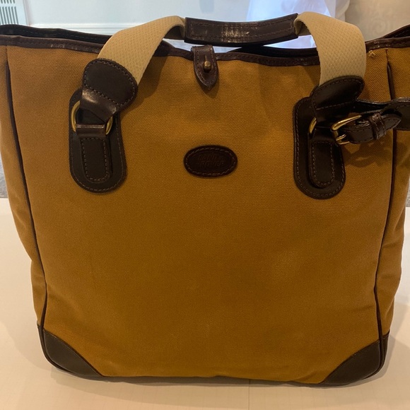 Range Rover Handbags - RANGE ROVER CANVAS AND LEATHER LARGE TOTE WIT 2 HANDLES